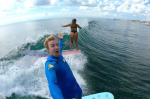 JAMIE O&#039;BRIEN SURFING BERSAMA SANG KEKASIH DI PADANG-PADANG