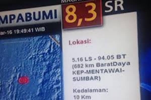 GEMPA MENYERANG MENTAWAI DAN WASPADA TSUNAMI