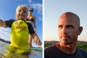 KELLY SLATER MENYELAMATKAN ANAK KECIL DARI GULUNGAN OMBAK