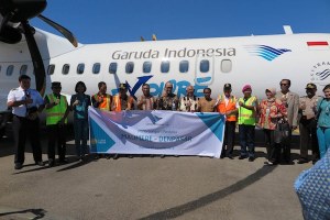 GARUDA INDONESIA MEMBUKA RUTE BARU MAUMERE NTT - DENPASAR