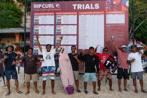 Made Adi Putra Memenangkan Rip Curl Cup Trials Dengan Skor Nyaris Sempurna; Upacara Pembukaan Akan Diselenggarakan Hari Minggu Ini