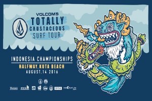 Final Volcom&#039;s Totally Crustaceous Tour 2016 Akan Digelar di Pantai Kuta