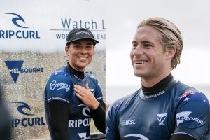 Surfer asal Australia, Tyler Wright and Ethan Ewing memenangkan Rip Curl Pro Bells Beach ke-60