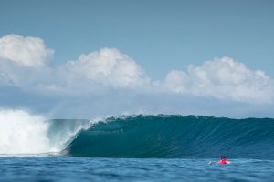 Sisi kiri Ujung Bocur yang sempurna akan kembali menjadi tuan rumah acara Krui Pro World Surf League Qualifying Series Juni ini.