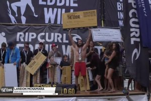 Landon McNamara Menang di Rip Curl Eddie Aikau Big Wave Invitational