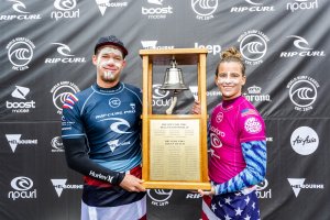 J.J. Florence dan Courtney Conlogue memenangkan Rip Curl Pro Bells Beach 2019