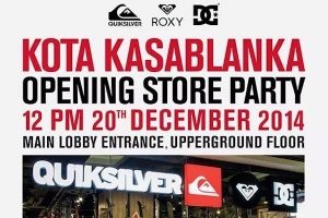 OPENING STORE PARTY AT KOTA KASABLANKA