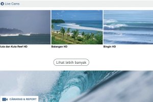 Sekarang kamu bisa cek kondisi ombak dan crowd di surf spot favorit lewat Live Cam Pemburu Ombak (gratis)