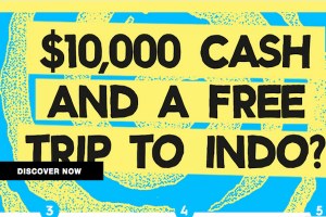 UANG TUNAI $10.000 DOLLAR DAN GRATIS PERJALANAN SURF DI INDONESIA?