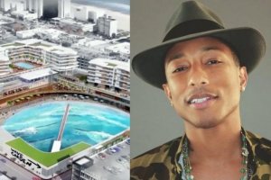 PHARRELL WILLIAMS IKUT MENJAMIN PEMBIAYAAN BANGUN KOLAM OMBAK BUATAN DI VIRGINIA