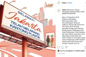 SETELAH BALI, KINI GILIRAN JAKARTA YANG MELARANG PENGGUNAAN KANTONG PLASTIK