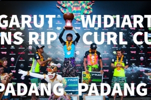 Garut Widiarta memenangkan Rip Curl Cup Padang-padang 2014