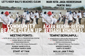 Bali Beach Clean Up Program
