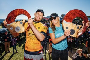 JOHN JOHN FLORENCE DAN LAKEY PETERSON MENANGKAN MARGARET RIVER PRO