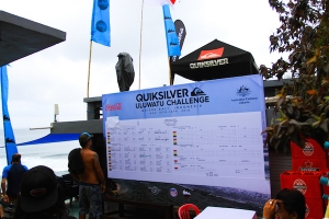 Ketegangan di Hari pertama Quiksilver Uluwatu Challenge