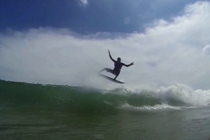 Surfing style in Bali