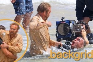Nicolas Cage Tertangkap Kamera Syuting Adegan &#039;The Surfer&#039; di Australia