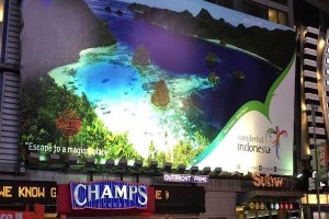 KEINDAHAN RAJA AMPAT DIPAJANG DI KOTA SIBUK NEW YORK