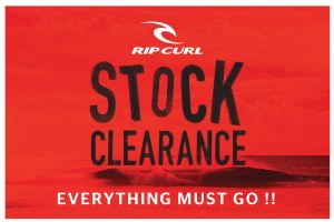 RIP CURL STOCK CLEARANCE DI SUNSET ROAD